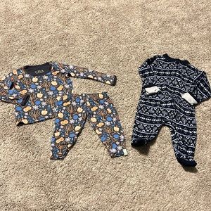 Clover Baby and Old Navy Hanukkah pajamas